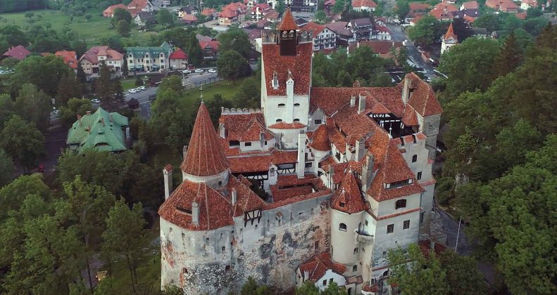 Bran-Castle-Romania-Video-Stock-Footage